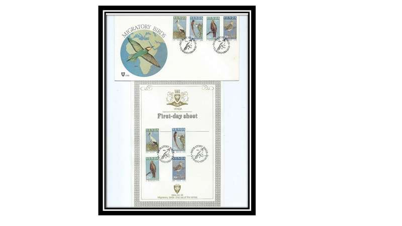 Bird Selection of 18 FDC, First Day Sheets and Postcards.