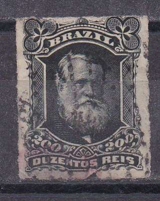 Brazil 1878-79 Emperor Dom Pedro 200r FU