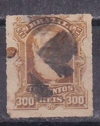 Brazil 1878-79 Emperor Dom Pedro 300r FU