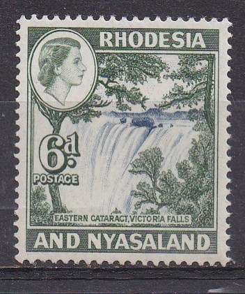 Rhodesia & Nyasaland 1959 definitive 6d MM