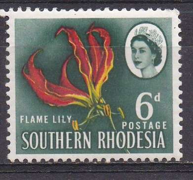 Souhern Rhodeasia 1964 definitive issue 6d MM