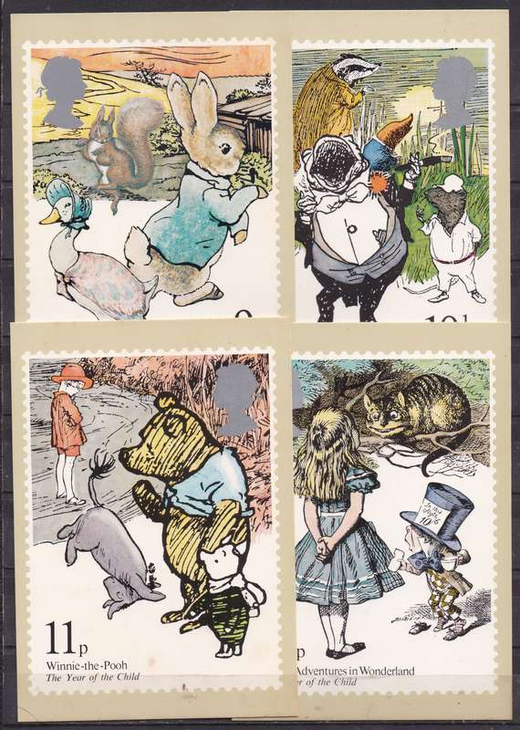 Great Britain 1979 year of the children set of post cards.