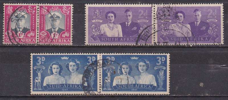 Union of SA 1947 Royal visit full set FU