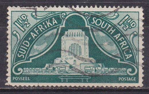 Union of SA 1949 inauguration of voortrekker monument 1 & 1/2d FU