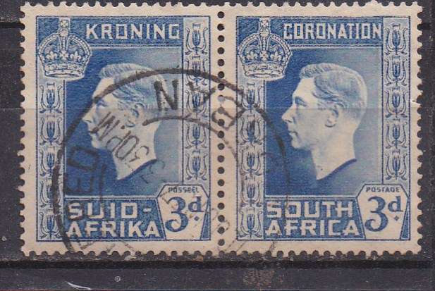 Union of SA 1937 coronation of King George vi 3d FU