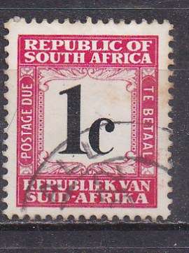 RSA 1961-69 postage due, english on top 1c. FU