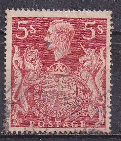 Great Britain 1939-48 KG vi 5/- FU