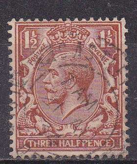 Great Britain 1924-26 KG v issue 1 & 1/2d FU