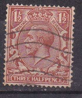 Great Britain 1924-26 KG v issue 1 & 1/2d FU