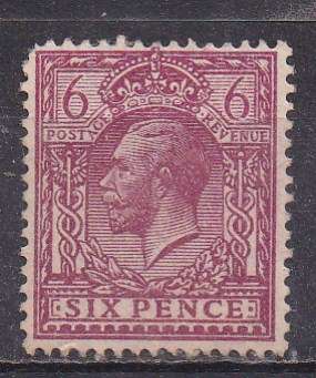 Great Britain 1924-26 KG v issue 6d MM