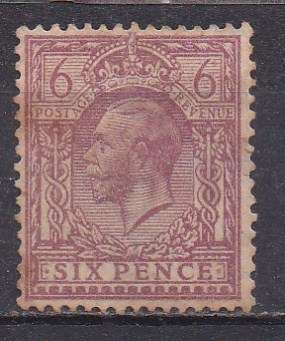 Great Britain 1924-26 KG v issue 6d FU