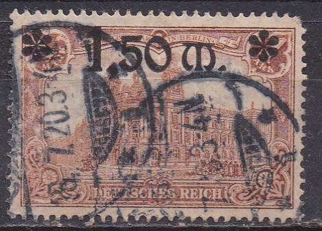 Germany 1920 local motifs 1.5m O/P on 1m FU