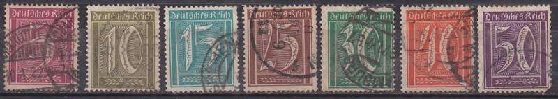Germany 1921 large numeral definitive FU