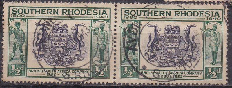 Southern Rhodesia 1940 British South Africa Company