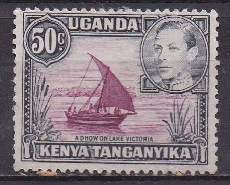 KUT 1938 King George vi definitive issue 50c MM