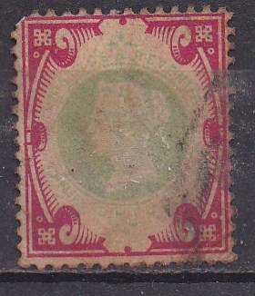 Great Britain 1887 Queen Victoria 1/- FU