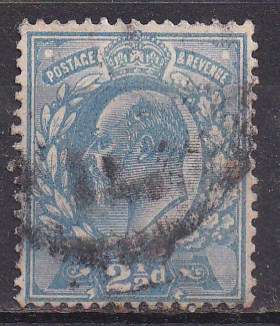 Great Britain 1902 King Edward vii 2 & 1/2d FU