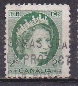 Canada 1953 Queen Elizabeth ii 2c FU