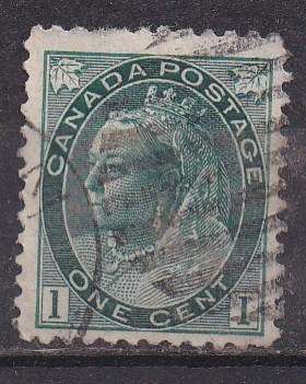Canada 1898-1902 Queen Victoria 1c deep green FU