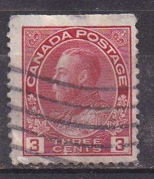 Canada 1922 King George v 3c coil FU
