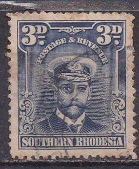 Southern Rhodesia 1924-29 King George v definitive issue, 3d FU