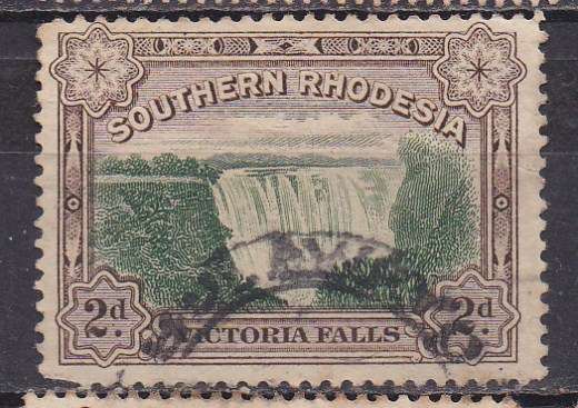 Southern Rhodesia 1932 Victoria falls 2d FU