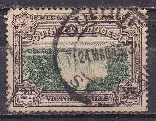 Southern Rhodesia 1932 Victoria falls 2d FU