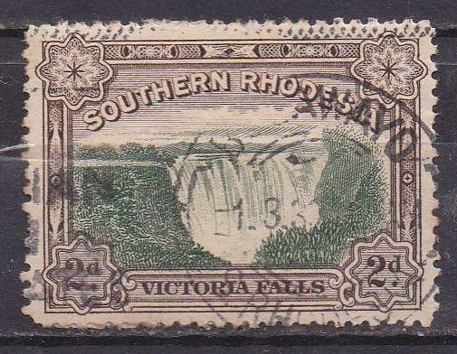 Southern Rhodesia 1932 Victoria falls 2d FU