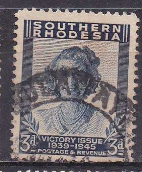 Southern Rhodesia 1947 victory issue 3d FU