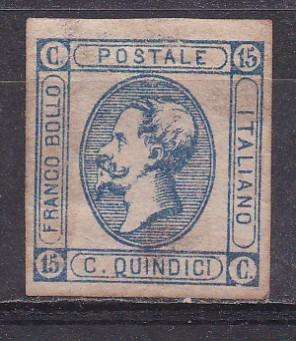 Italy 1863 King Victor Emmanuel ii, 15c new drawing MM