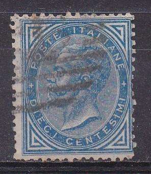 Italy 1877 King Victor Emmanuel ii, 20c new drawing FU