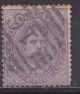 Italy 1879 King Humbert i 50c FU