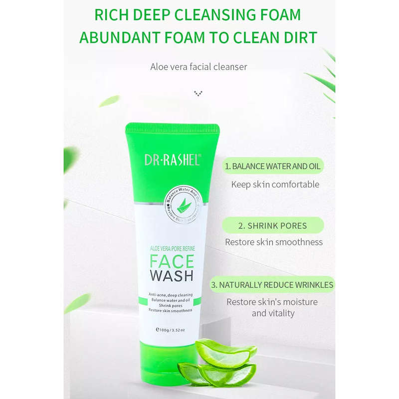 Dr. Rashel Aloe Vera Pore Refine Face Wash