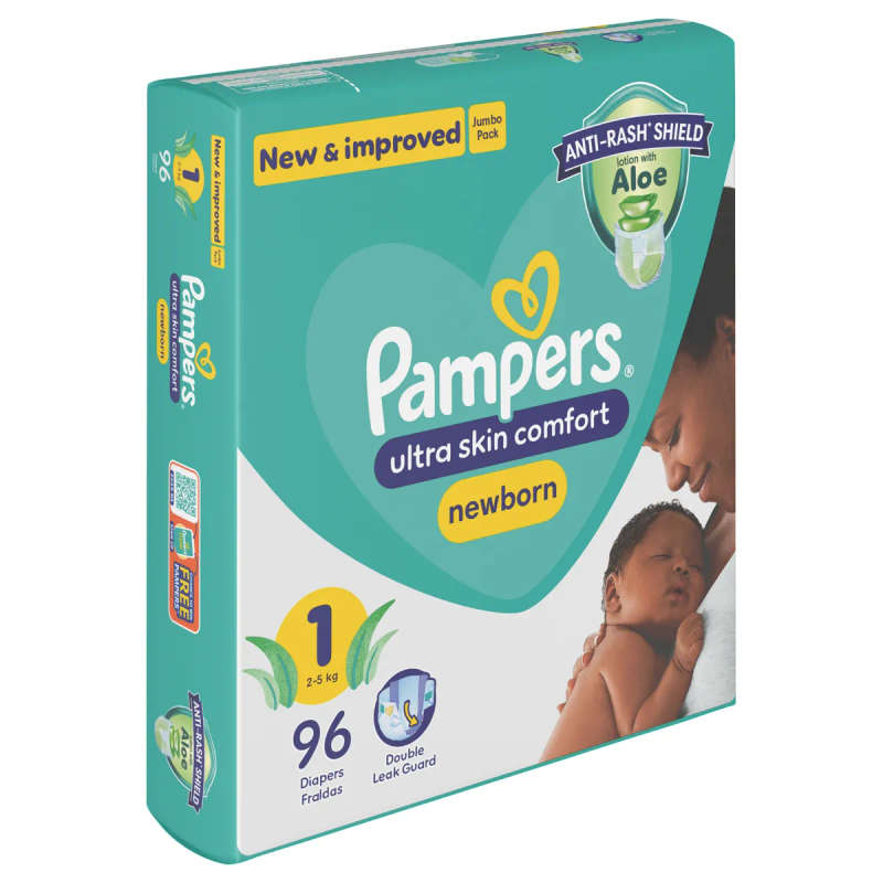 Pampers Active Baby Size 1 Jumbo Pack - 96