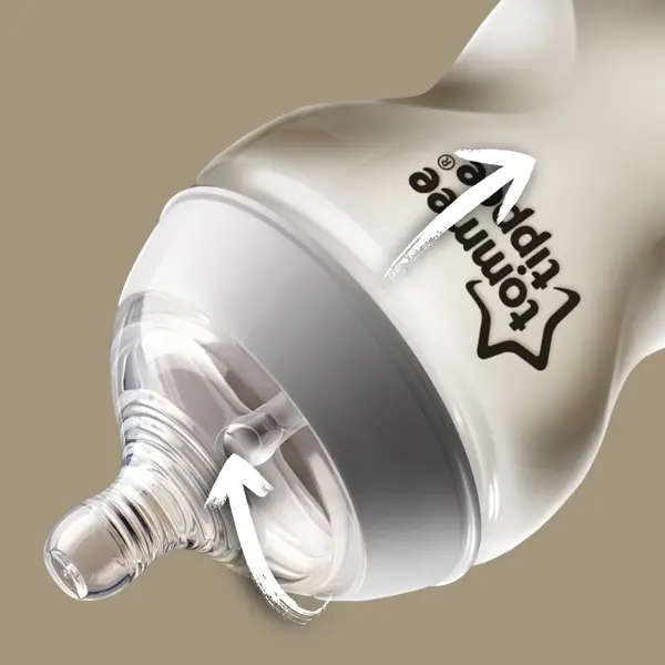 Tommee Tippee Closer To Nature Bottle 260ml 2 Pack 0m+