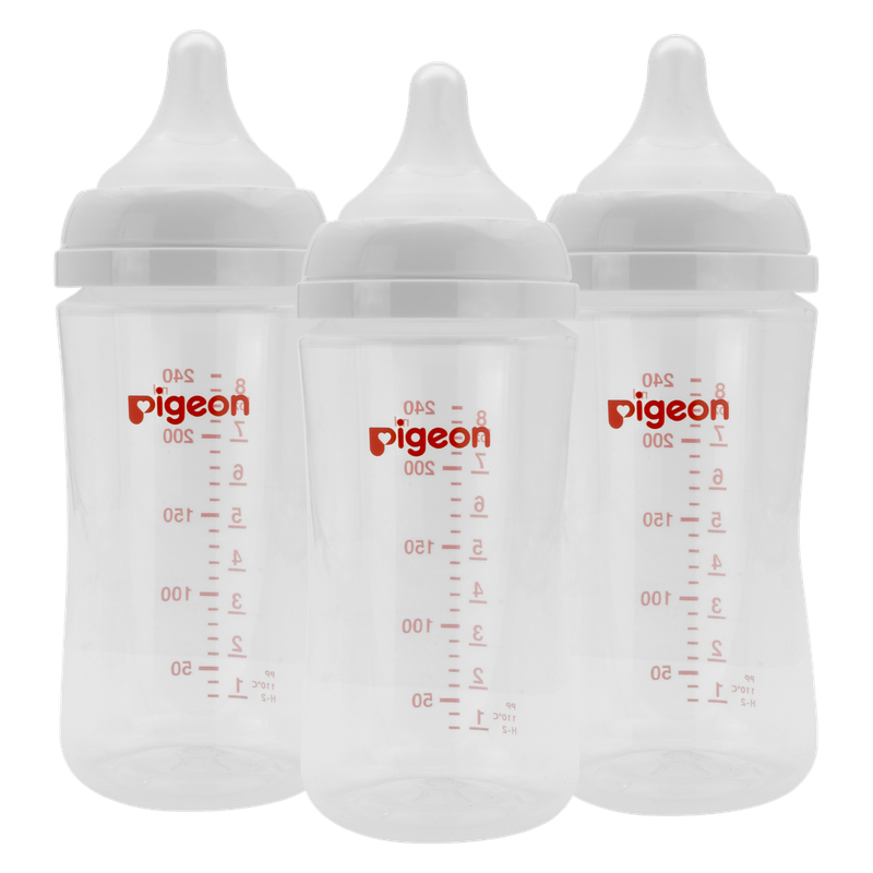 Pigeon Triple Pack Softouch 3 Bottle 240ml Medium