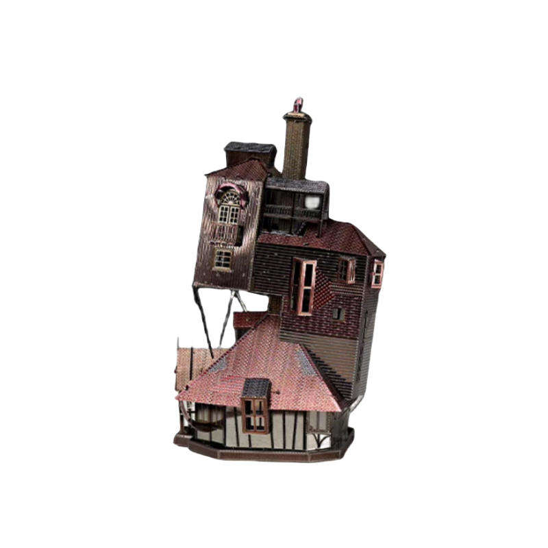 3D Puzzles and Tools Metal Weasley Burrow in Color