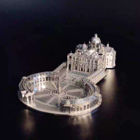 3D Metal Assembled Model St. Peter's Basilica