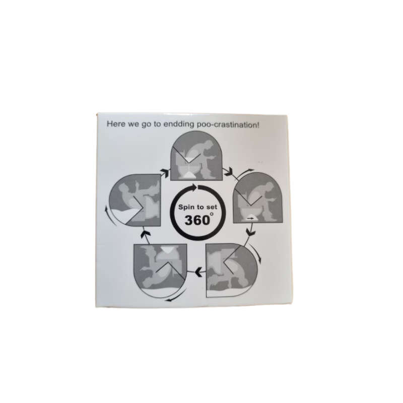 Five-minute defecation timer