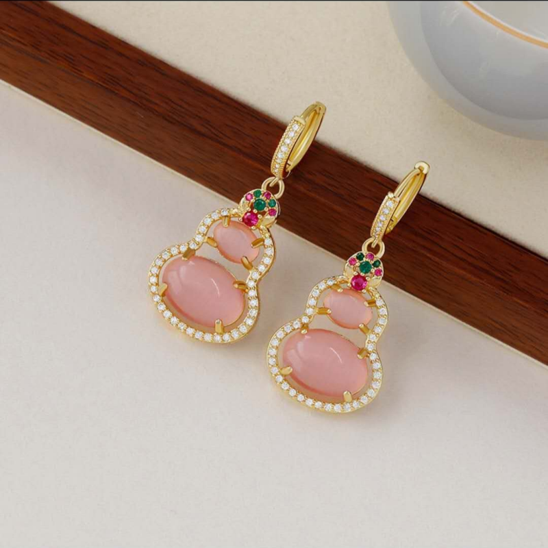 New Chinese style gourd earrings