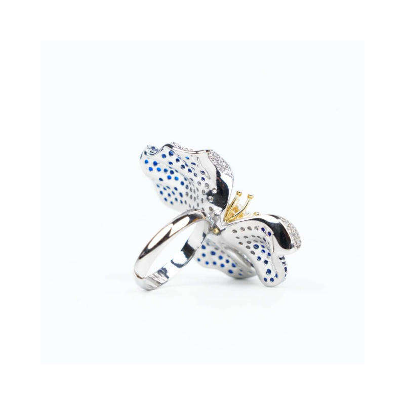 Phalaenopsis shape open ring