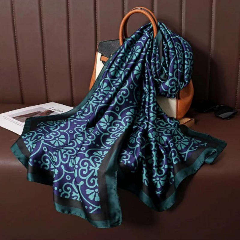 Moon falling star sinking long scarf