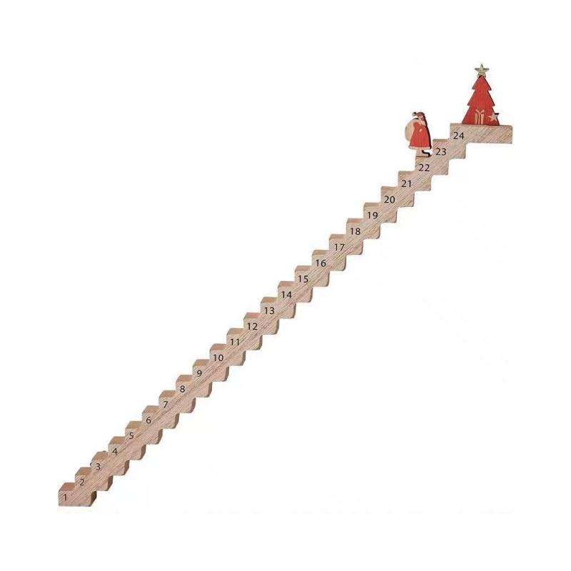 Santa Climbing Stairs Countdown Calendar