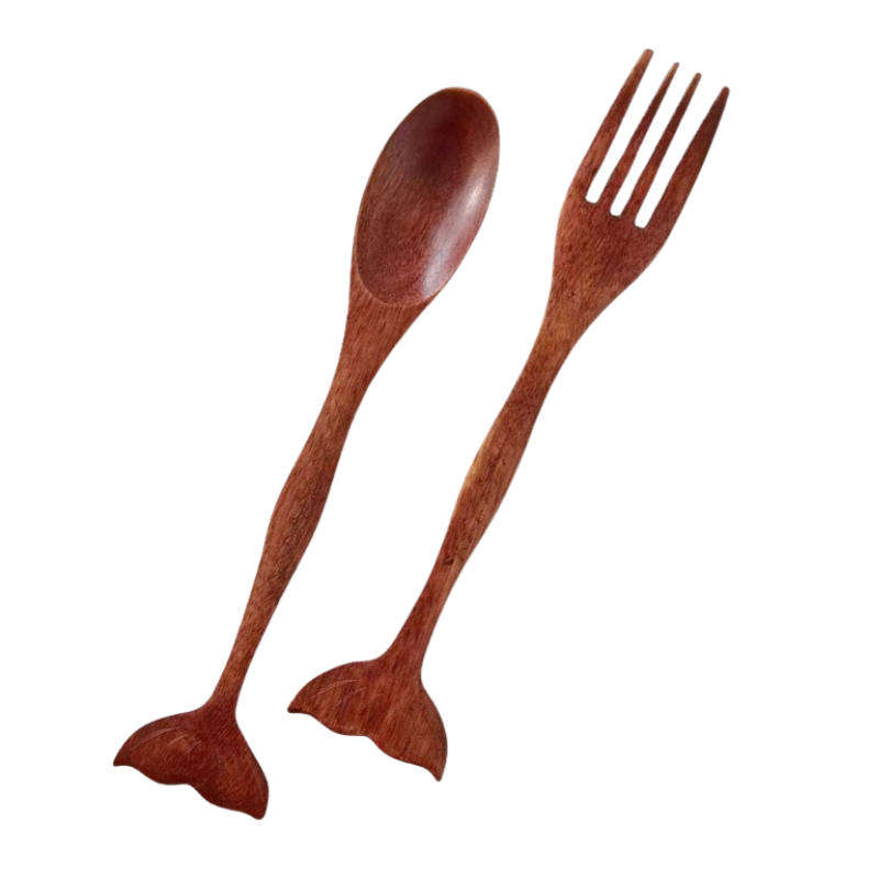 Mermaid Creativity spoon and fork set of 2pcs