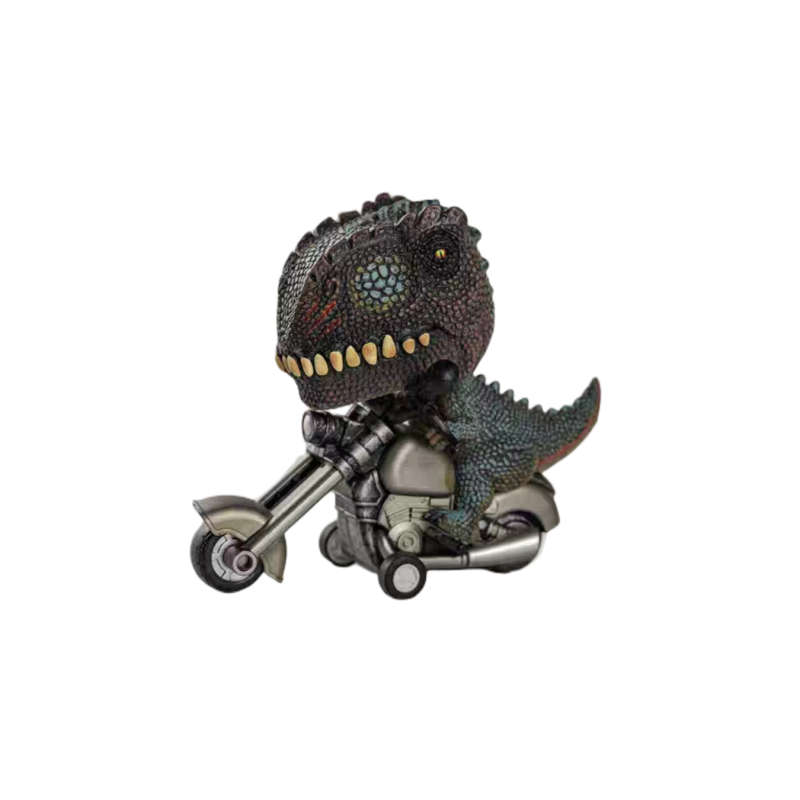 Dinosaur Riding Motorcycle Model - Rex