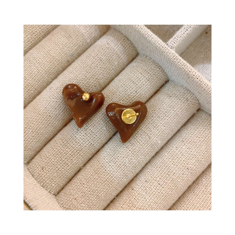 French Heart Earrings Set of Two