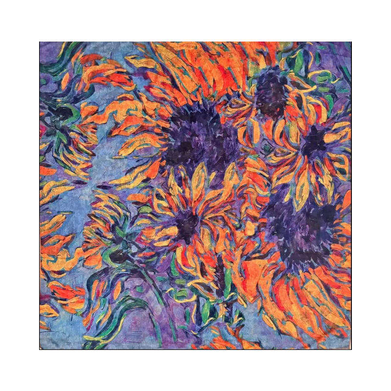 Sunflower scarf
