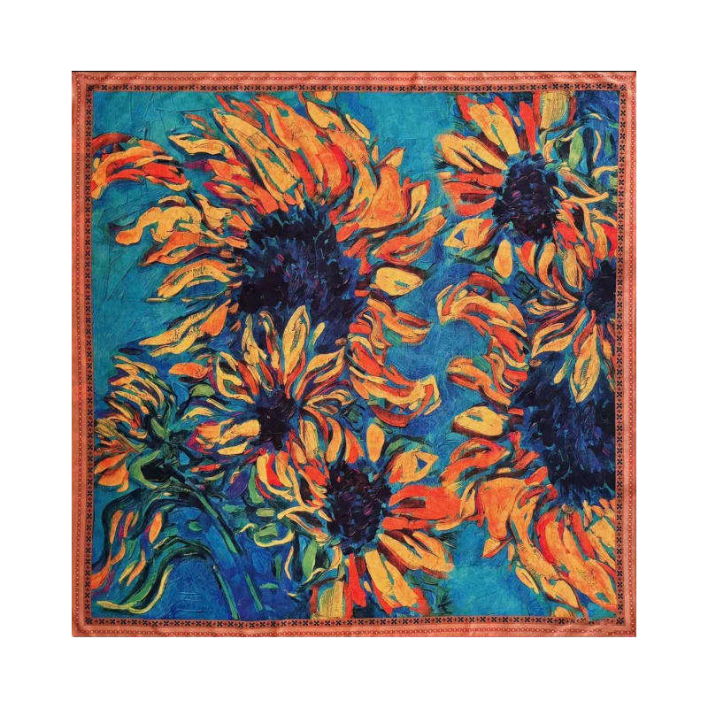 Sunflower scarf