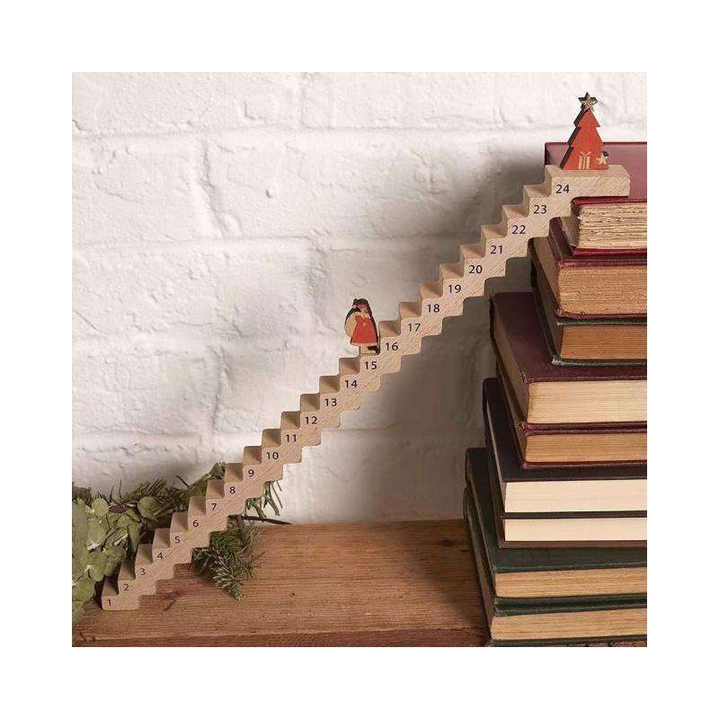 Santa Climbing Stairs Countdown Calendar