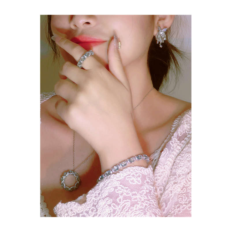 Fashion Aquamarine Cocktail Ring